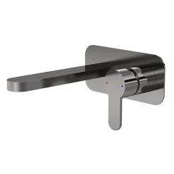 Venice Giro Gunmetal Grey Wall Mounted Basin Mixer