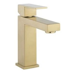 Crosswater Verge Basin Mono Basin Mixer Brushed Brass - VR110DNF