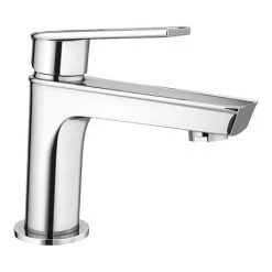 Valencia Modern Single Lever Basin Mixer Tap + Waste