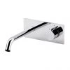 Venice Modern Round Wall Mounted Bath or Basin Mixer - Chrome